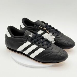 Adidas Taekwondo Lace Sneakers Size 7.5 Womens Black/White/Gum JS1193, NEW